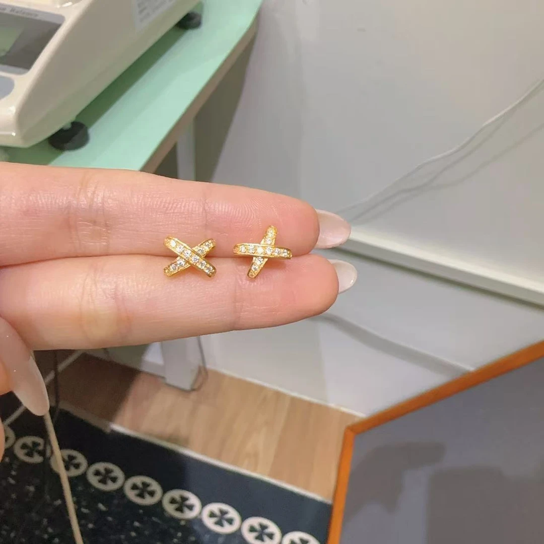 足金999黄金5G工艺耳饰