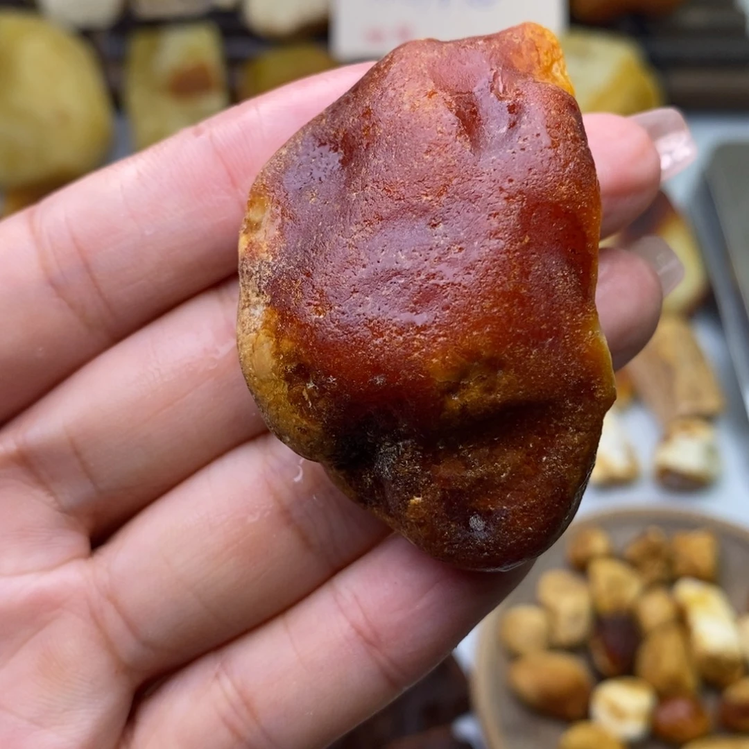 可***能定制琥珀天然蜜蜡乌料