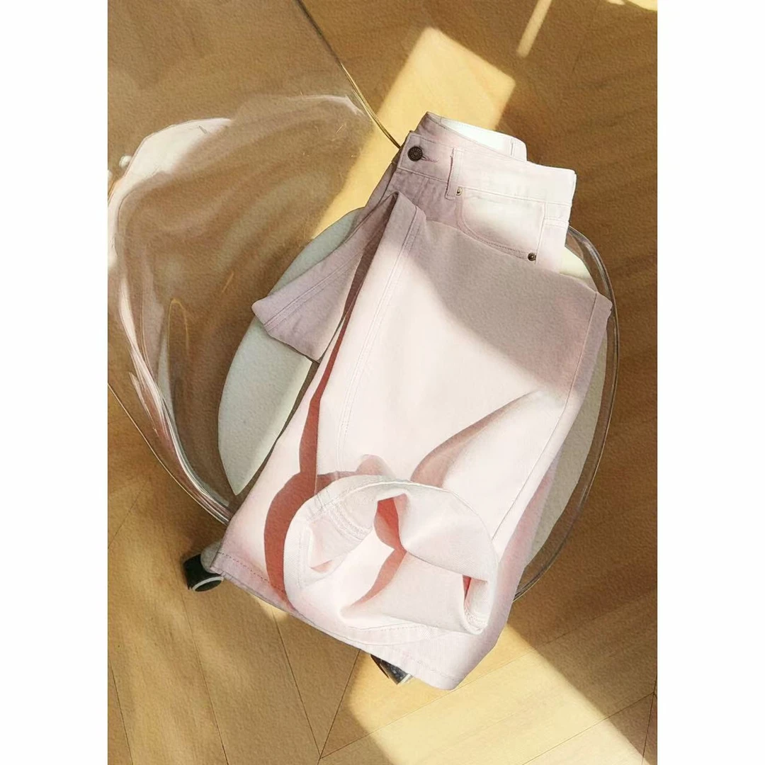 "得意之作" 100棉牛仔裤 新款直筒裤 巨显腿长 百搭女款 1102