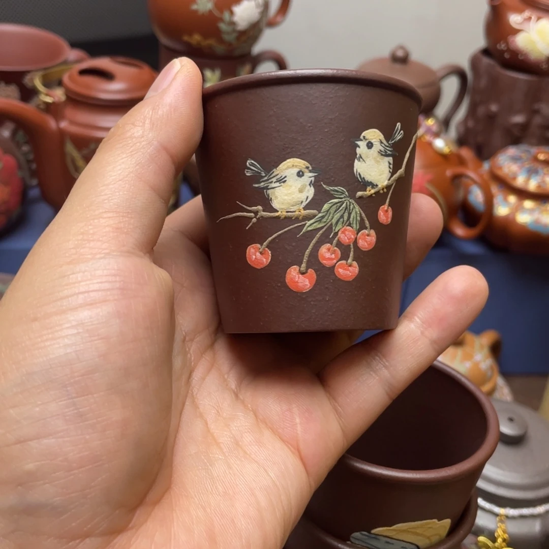 茶杯紫砂紫砂主人杯100cc