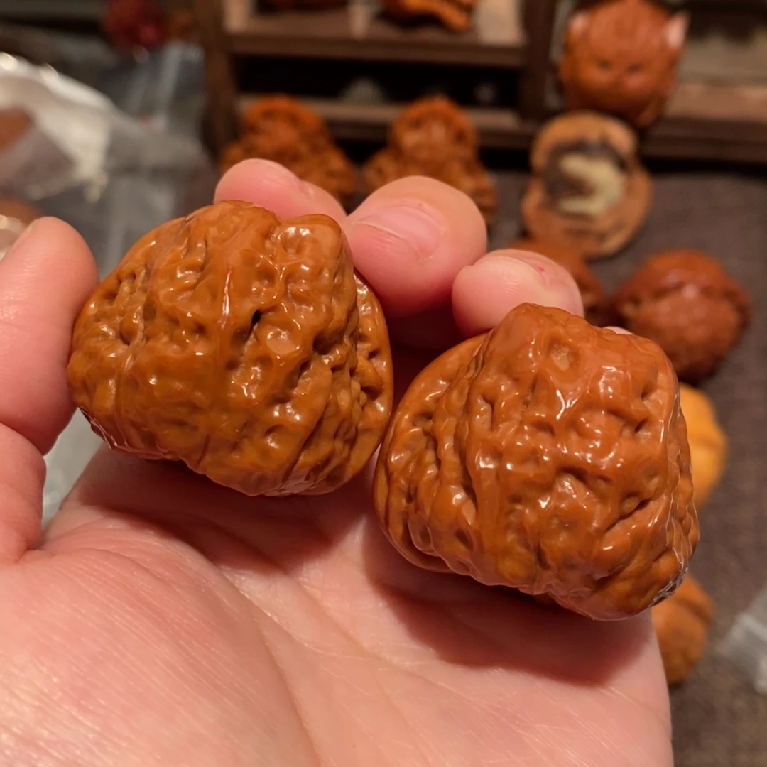 文玩核桃吊坠她*?蛤蟆头607