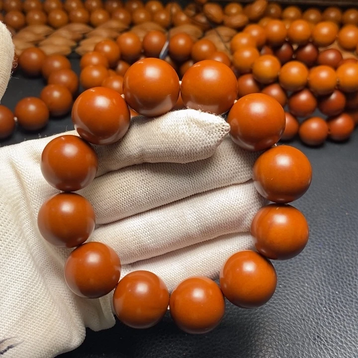 橄榄核手串1.95尺寸树王光珠全品