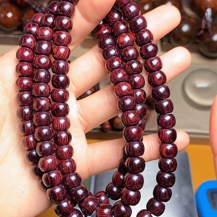 花梨木类手串/手链老挝花梨风化料土埋料108颗