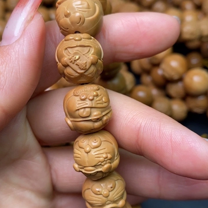 猴头核桃手串整身叮当猫