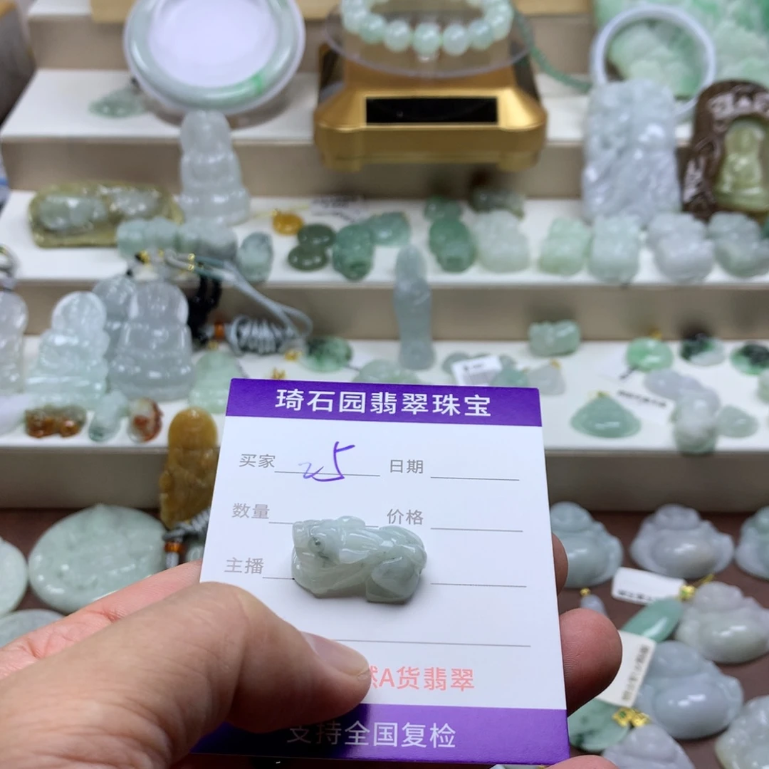 颈饰未镶嵌翡翠缅甸A货翡翠