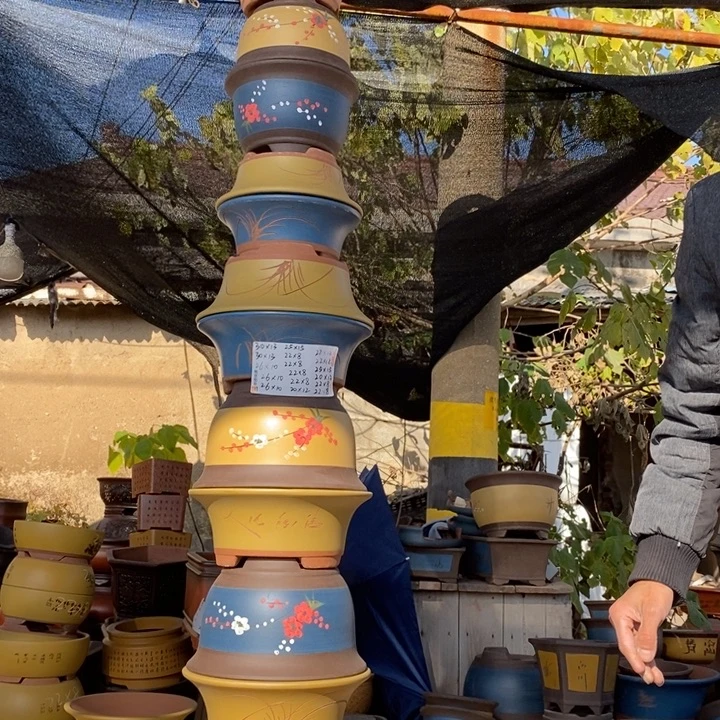 紫砂花盆紫砂特价包邮新款