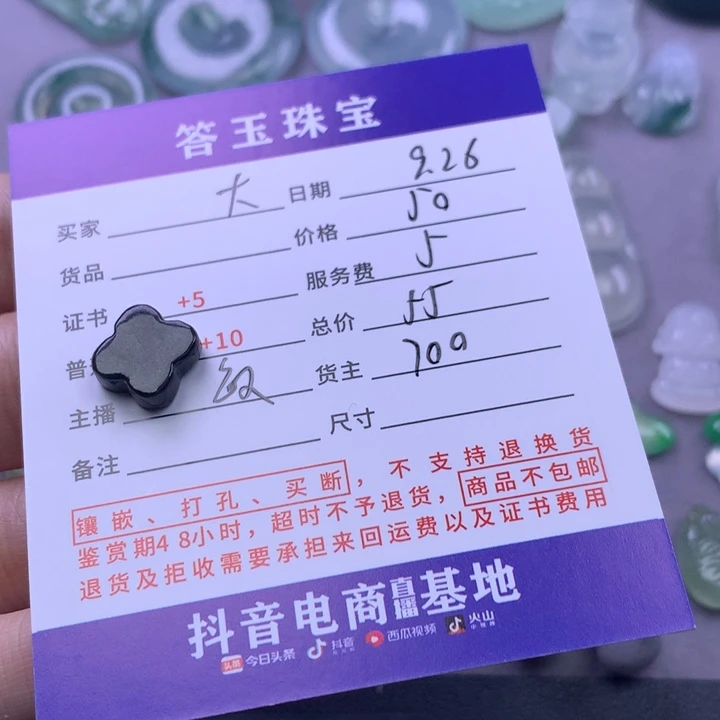 颈饰未镶嵌翡翠大****