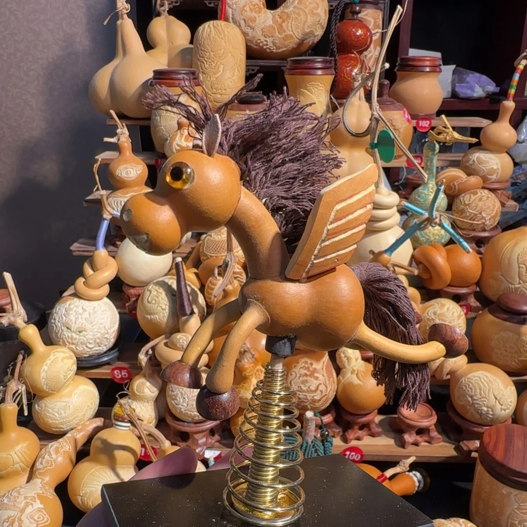 有机玻璃马葫芦手工