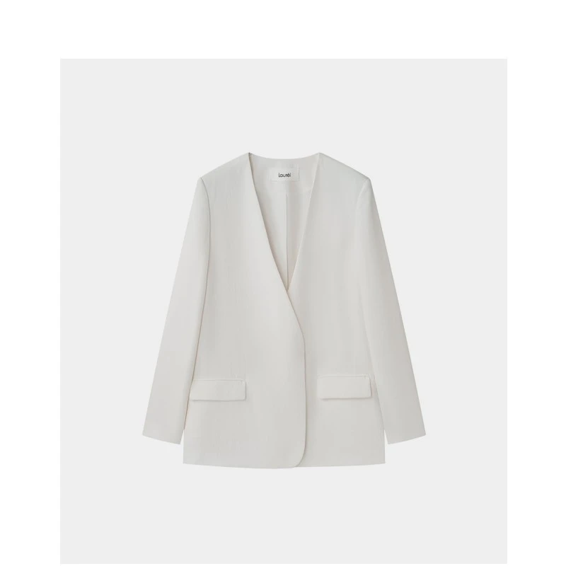 FALEMIG-萝家V领西服上衣T15100