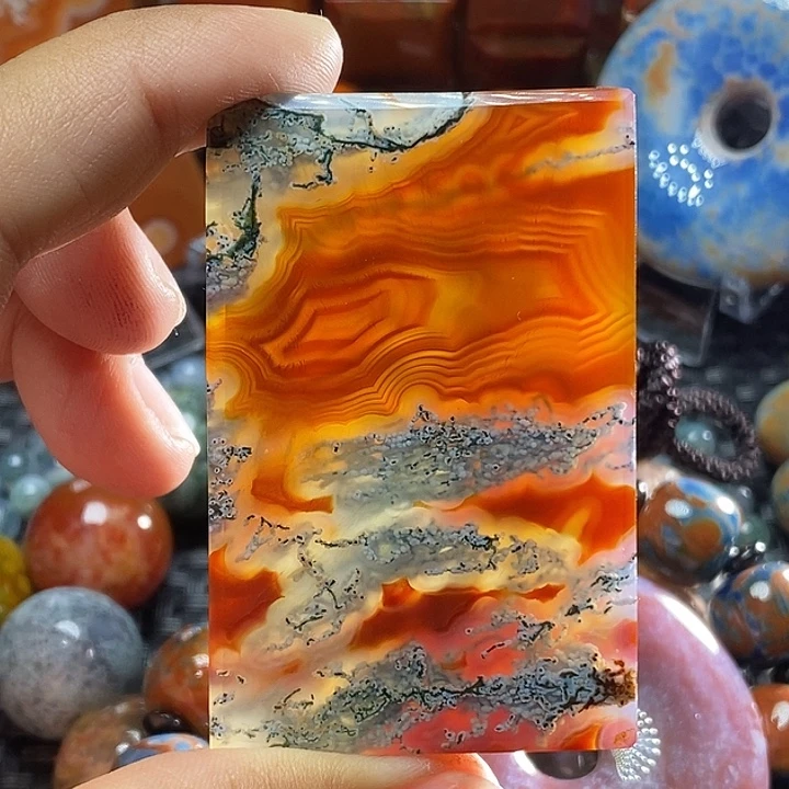 玛瑙/玉髓未镶嵌颈饰