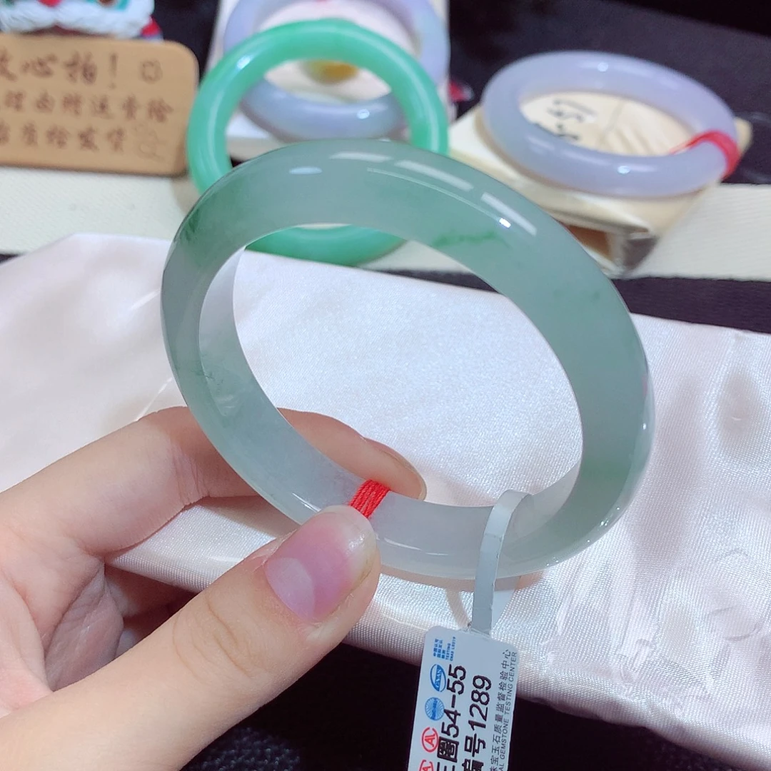 翡翠未镶嵌手镯1289