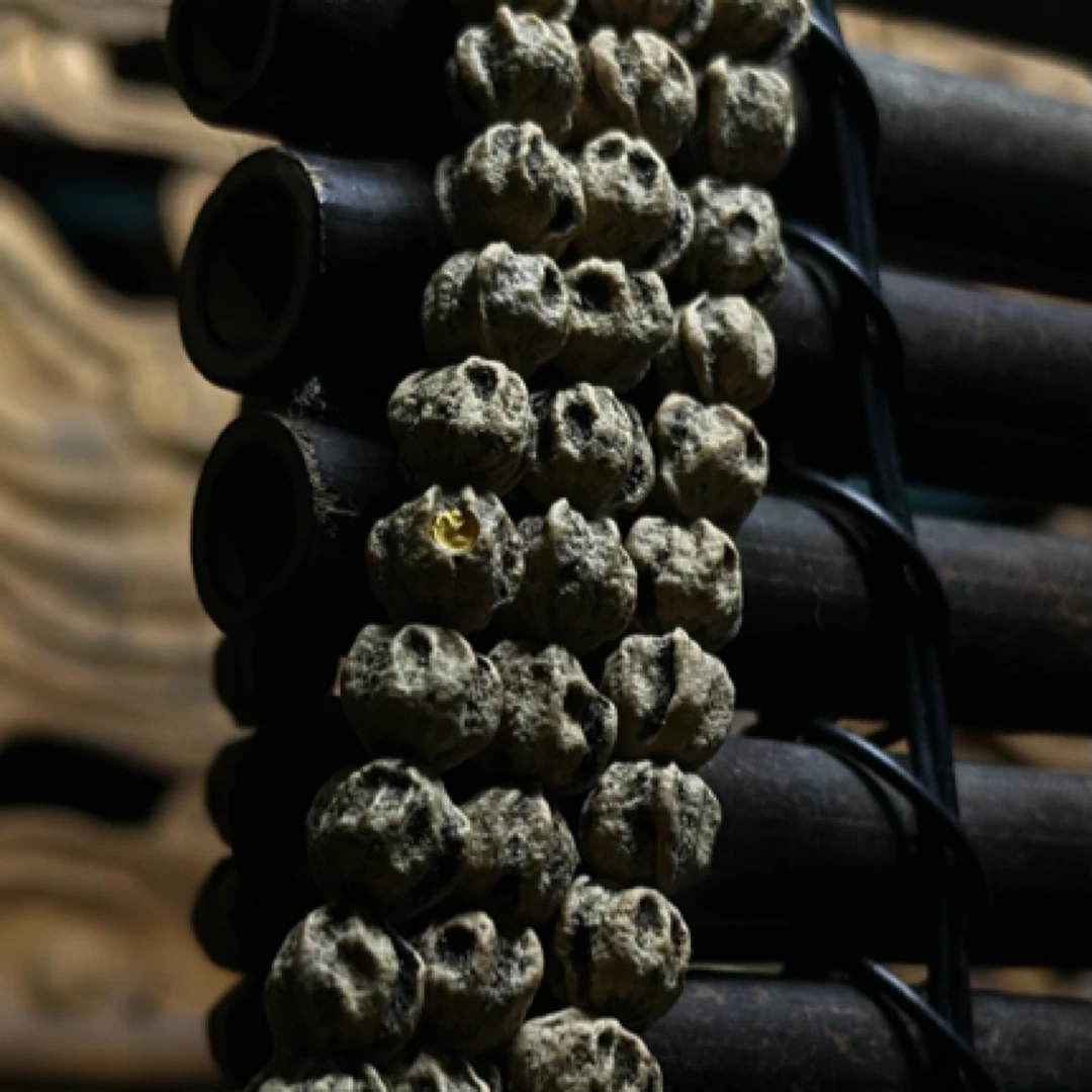 热振百香籽【鬼冥】原桩深坑满棱狂野大尺寸脏鬼热振文玩