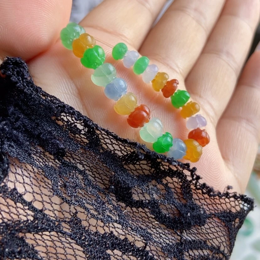 【闪购商品】未镶嵌定制翡翠莲花珠