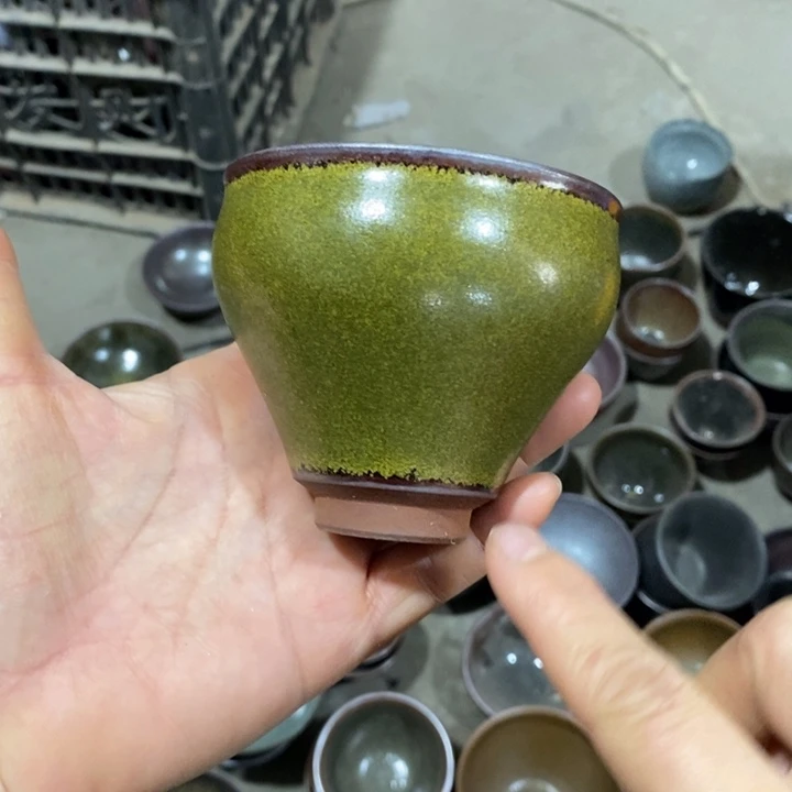 灵***溪茶盏建阳建盏微瑕柴烧