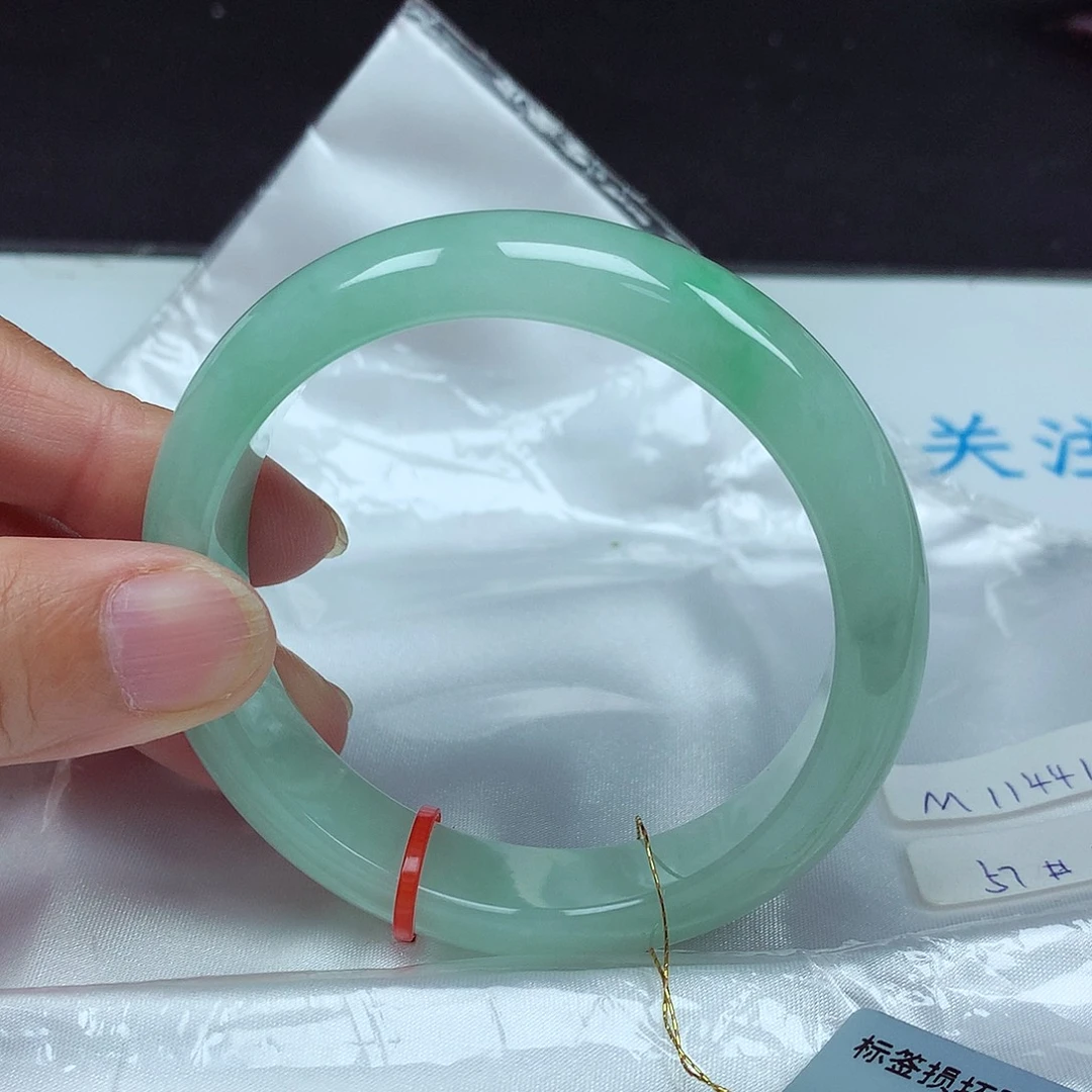 翡翠未镶嵌手镯57圈4413