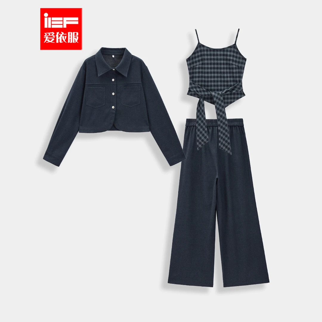 IEF/爱依服2025秋季新款日常穿搭一整套显瘦通勤时尚套装