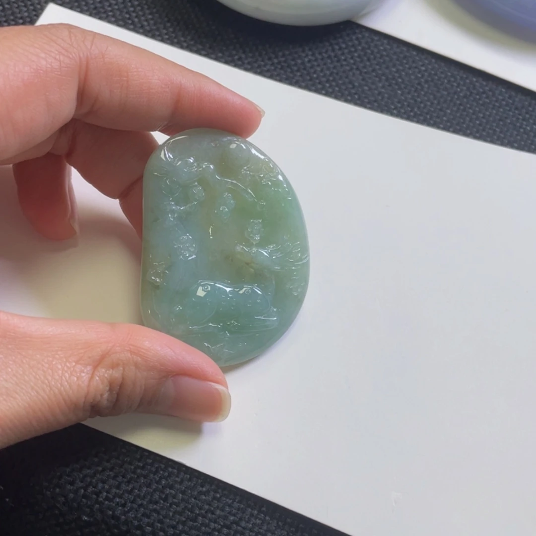 【闪购商品】翡翠颈饰未镶嵌一路有你，微瑕