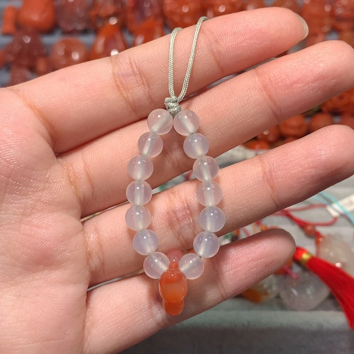 【闪购商品】未镶嵌蝴蝶挂件南红玛瑙