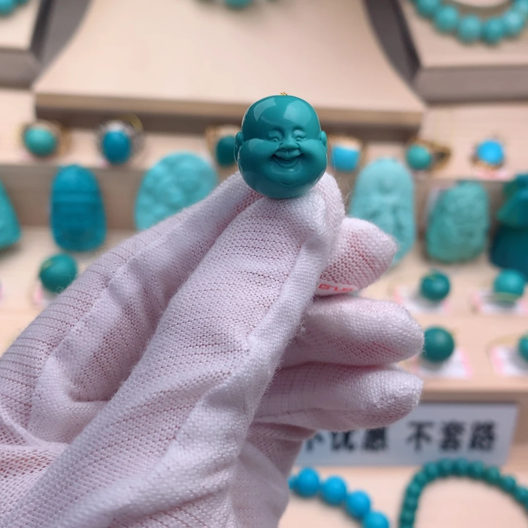 绿松石珠宝奇石未镶嵌