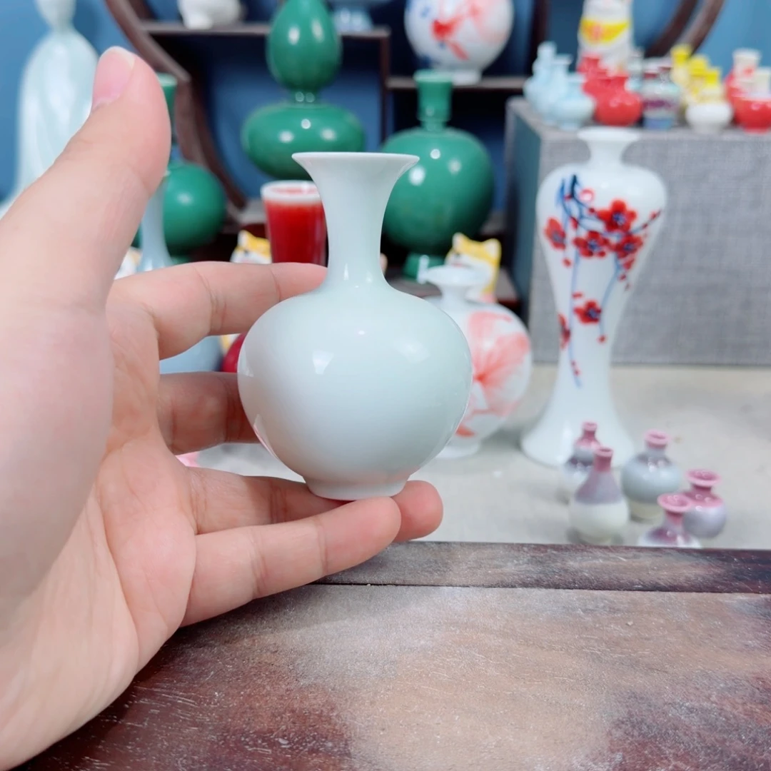 陶瓷手工小花器摆件