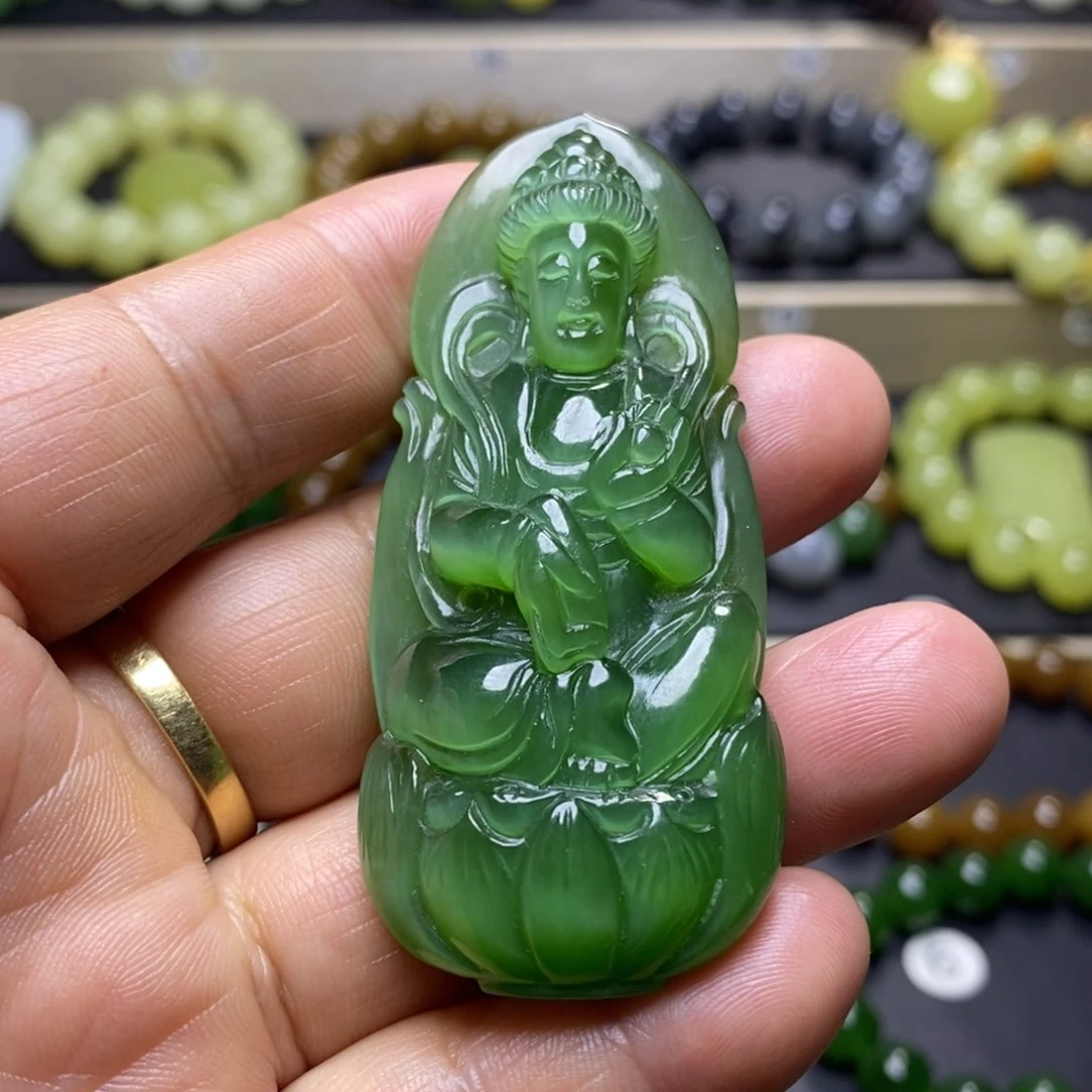 和田玉吊坠(不含链)未镶嵌