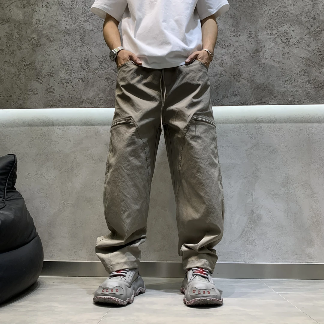 2025秋季新款男士直筒休闲裤宽松美式百搭高街休闲长裤