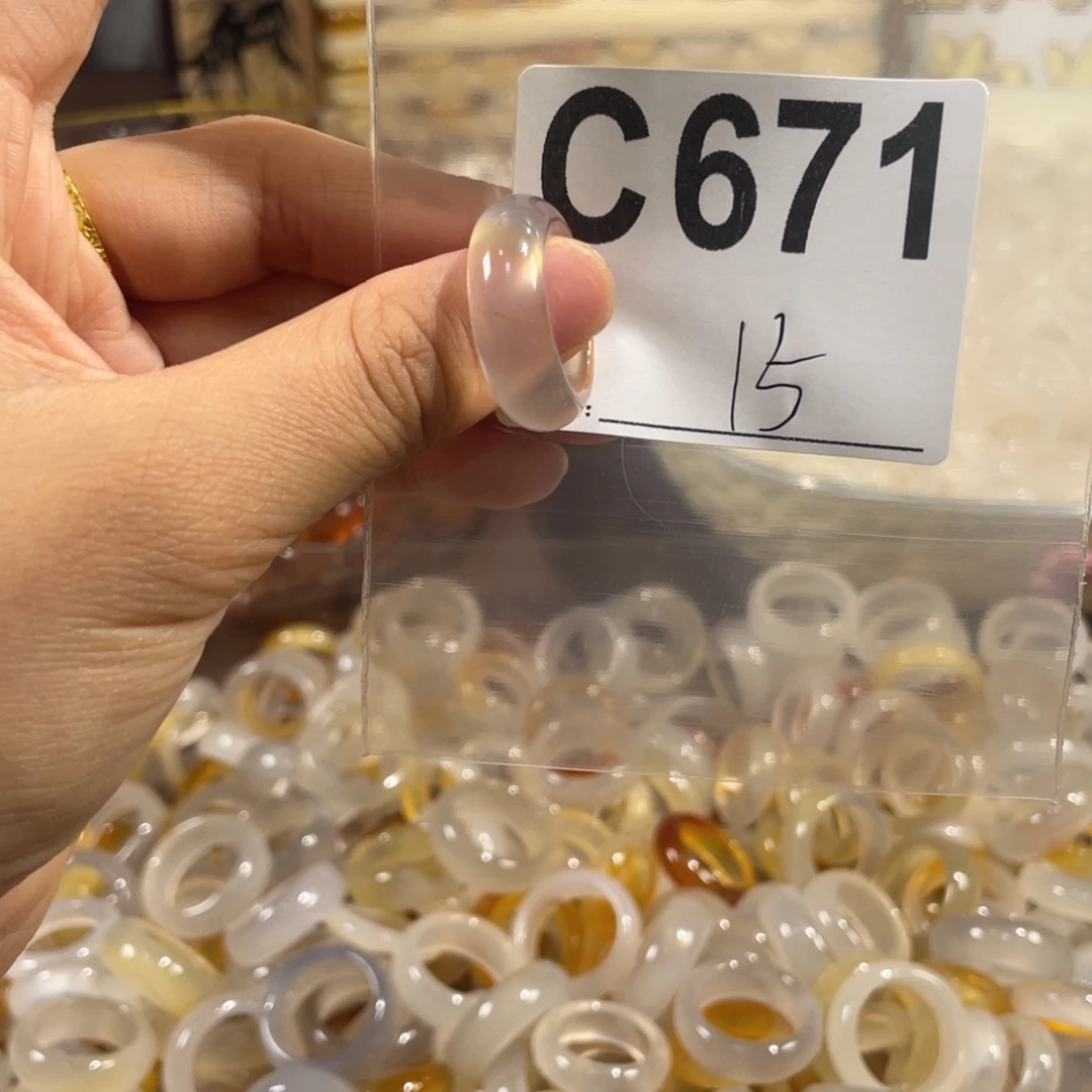 未镶嵌戒指玛瑙/玉髓671