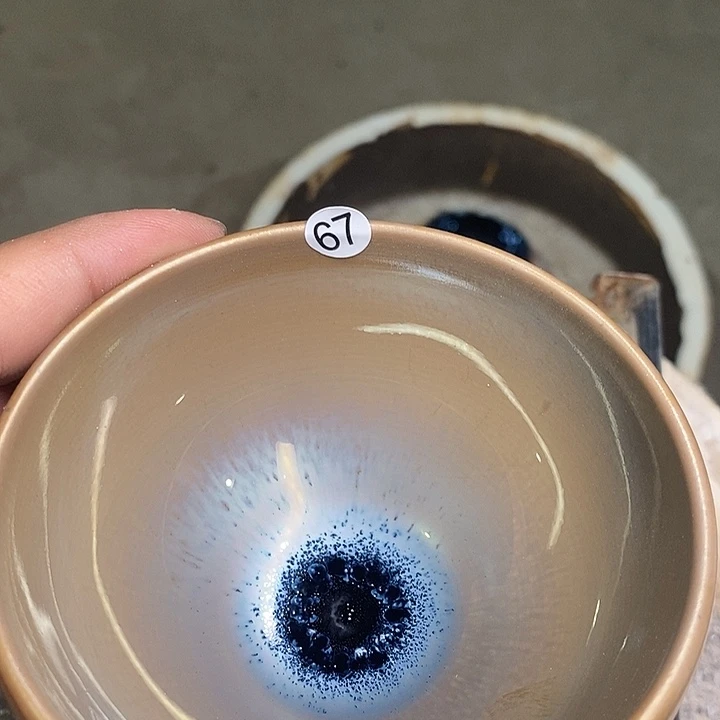 茶盏建盏龙窑柴烧瑕疵