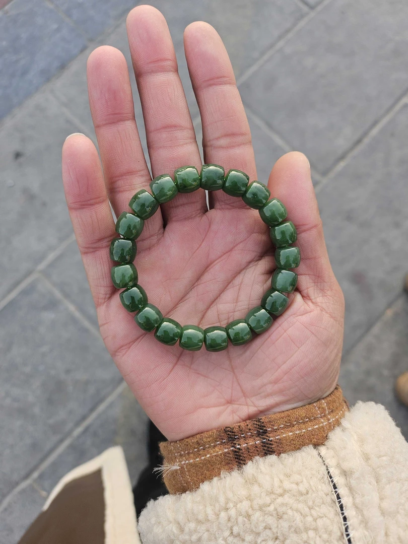 和田玉手串高端奢华款