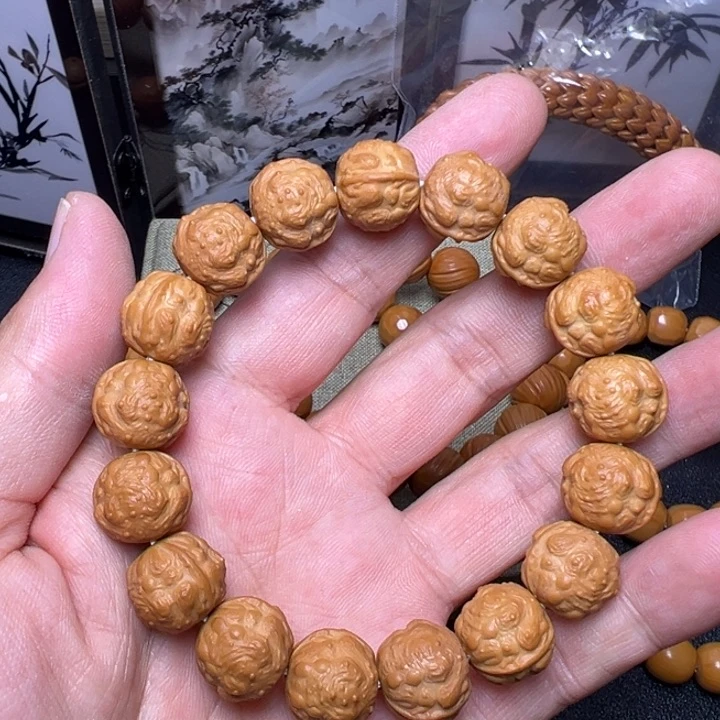 猴头核桃手串蟾蜍