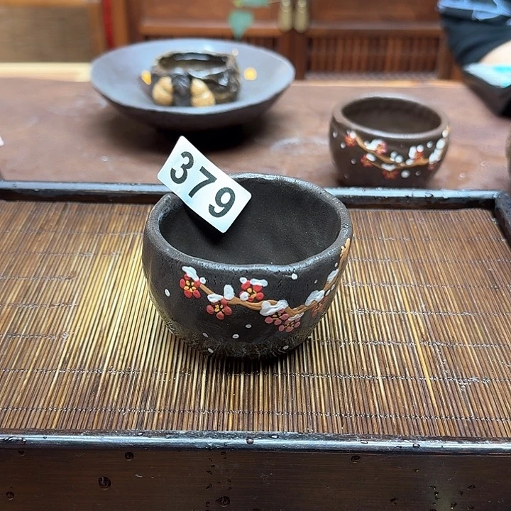 纯手工制作粗陶茶具