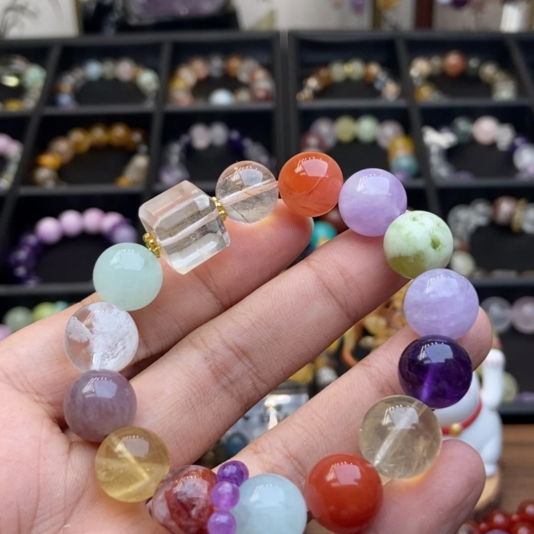 手链合金水晶多宝