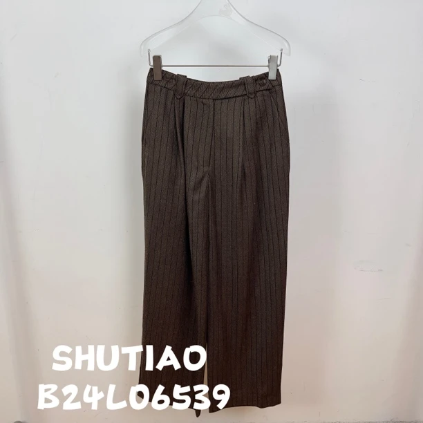 【SHUTIAO】2024秋冬：新款小众设计款裤子B24L06539