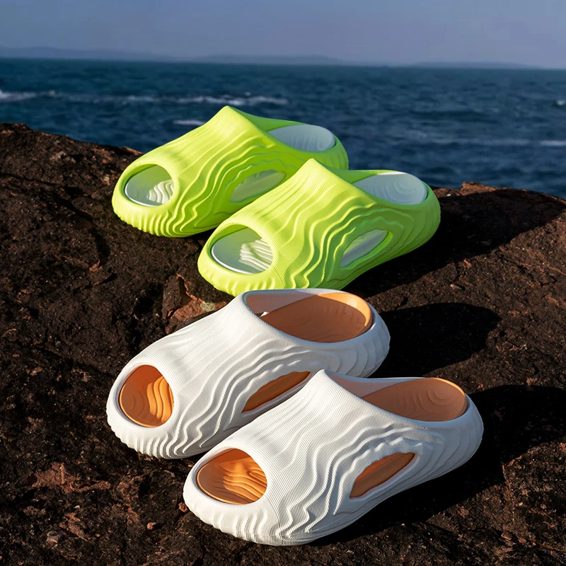 轻臣可拆卸运动拖鞋男防滑厚底休闲沙滩软底舒适户外柔软轻便透气