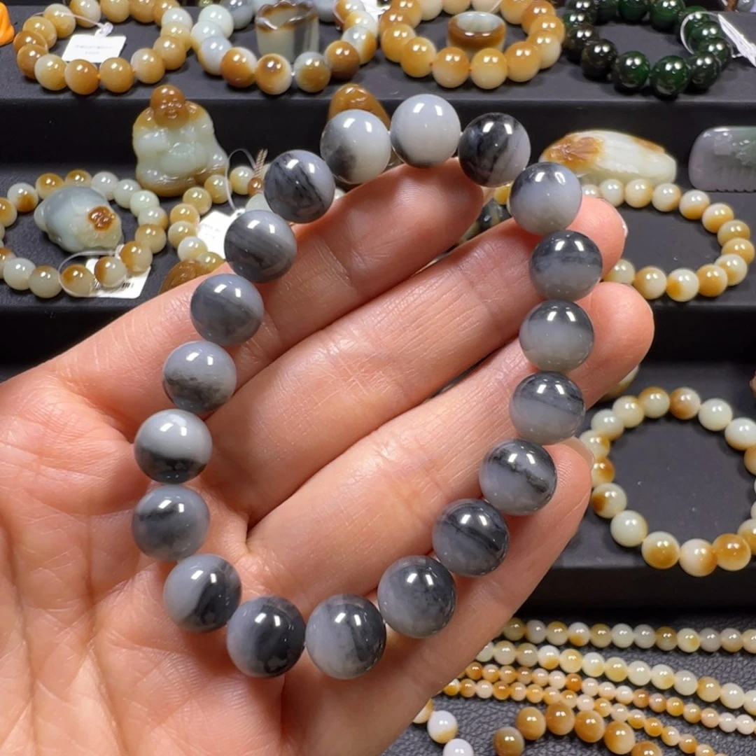 和田玉未镶嵌手链卡10