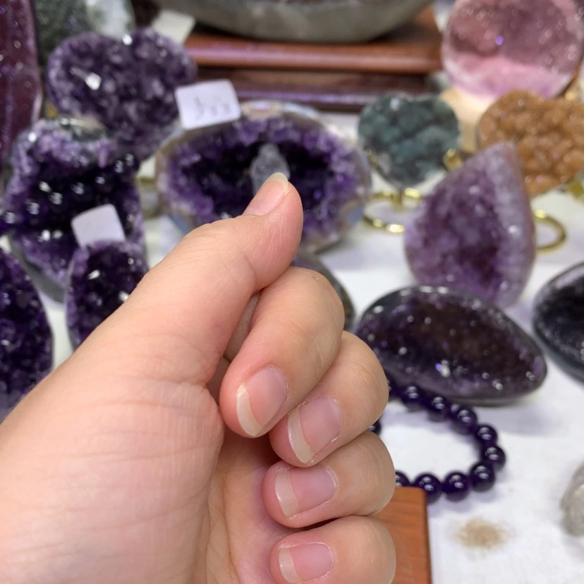 【闪购商品】水晶摆件未镶嵌A****雷天然紫水晶