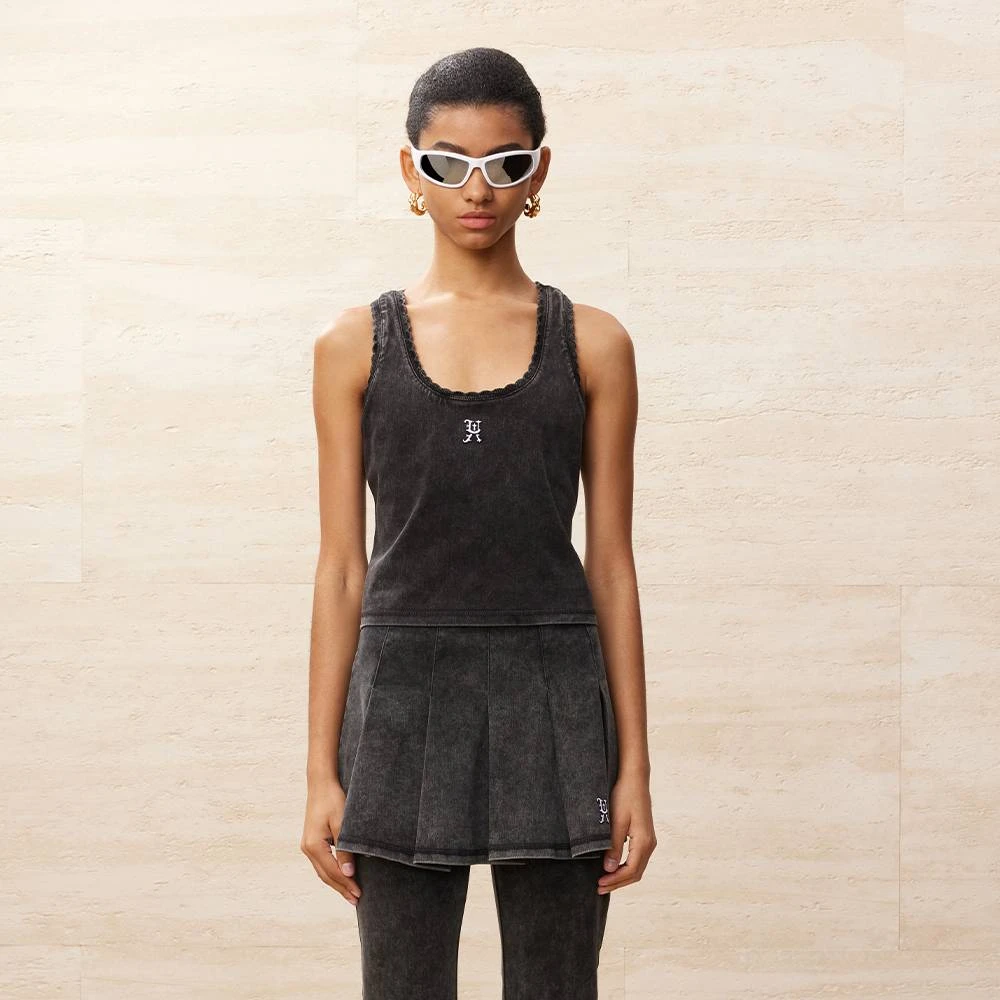 UOOYAA/乌丫复古水洗牛仔工字背心UY24212B206131