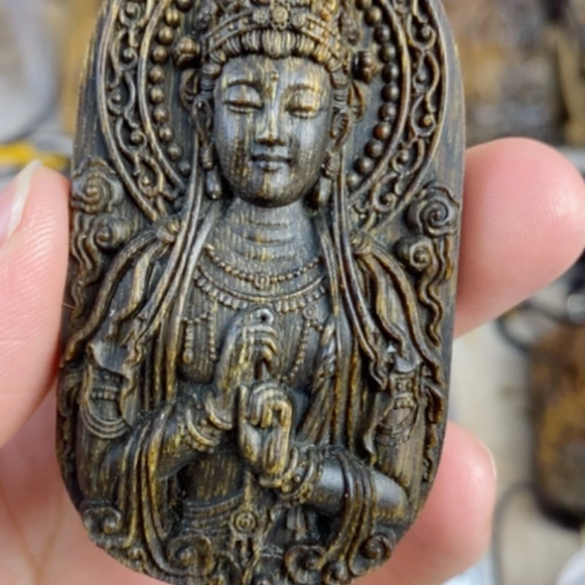 【闪购商品】木芽庄合十观音配养香罐