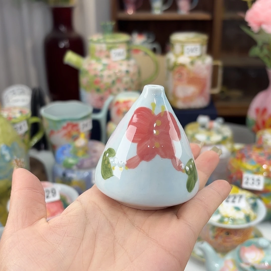 景德镇手绘高温釉下彩陶瓷茶具