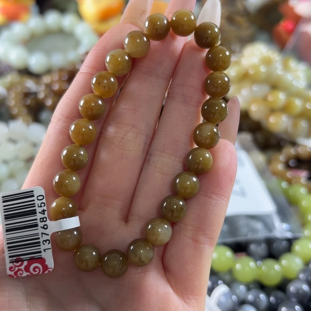 和田玉未镶嵌手链17