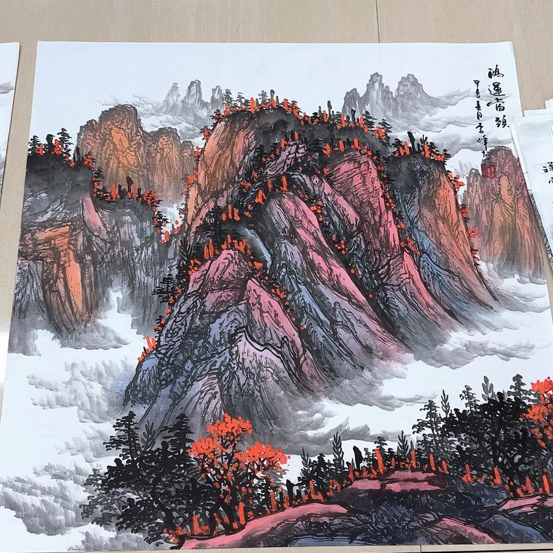 国画国画作品集一个