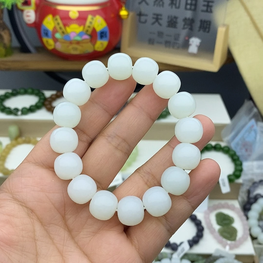 和田玉手链未镶嵌