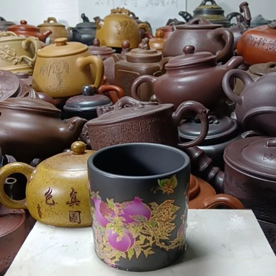 紫砂茶壶宜兴原矿磺主人杯150cc紫砂壶