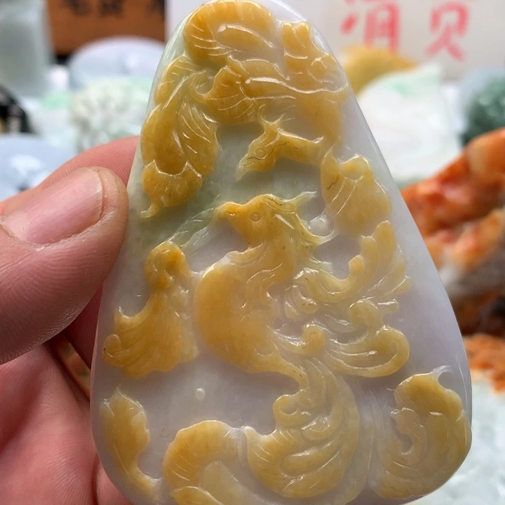 翡翠未镶嵌颈饰保真天然a货翡翠