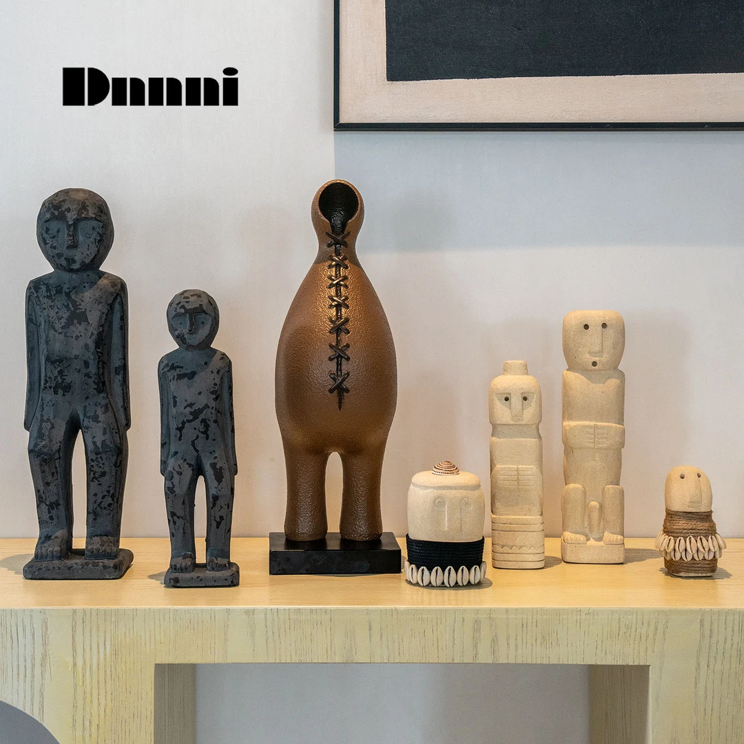 Dnnni抽象人物摆件简约艺术客厅玄关电视柜样板间展示柜民宿装饰