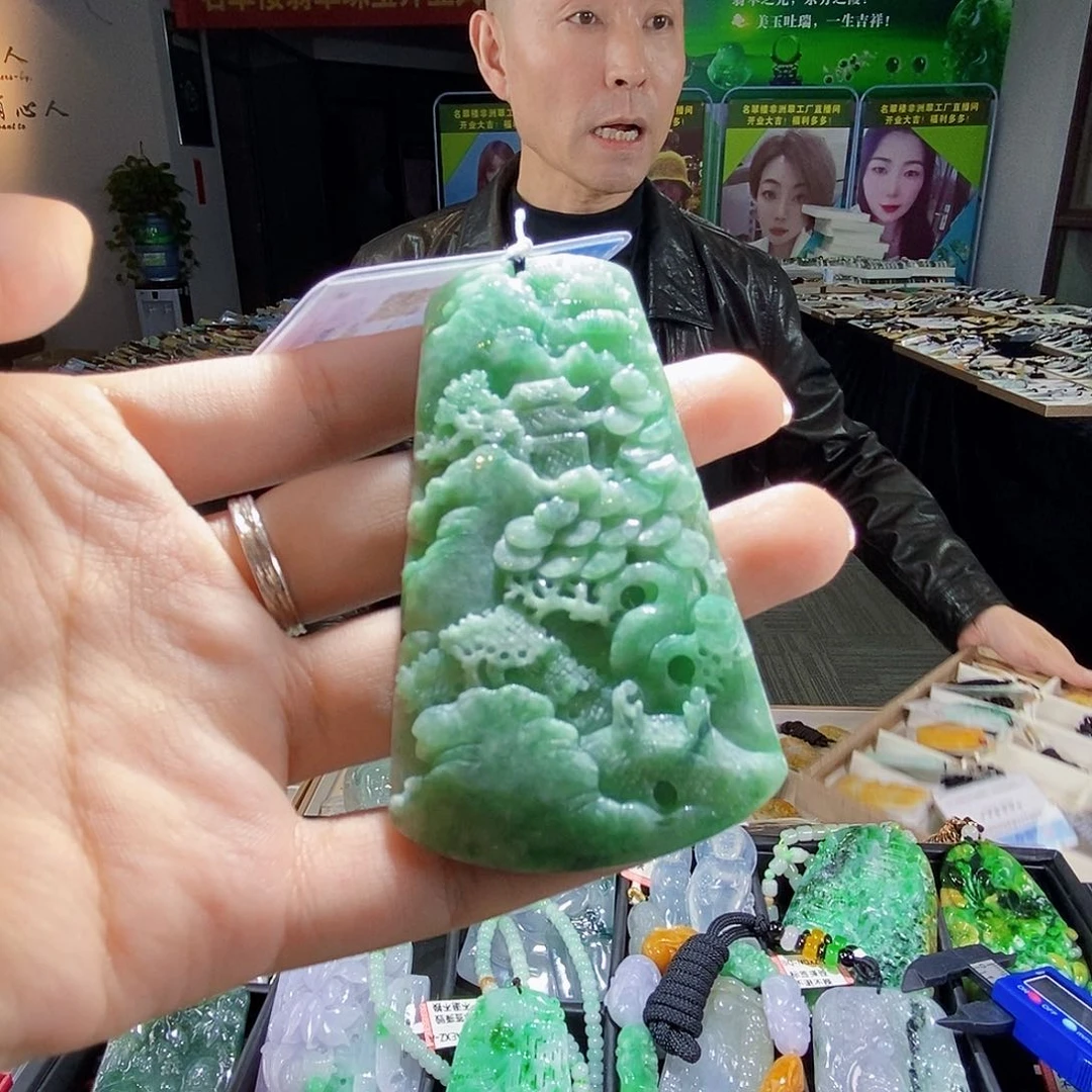 颈饰未镶嵌翡翠翡翠