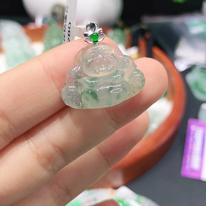 翡翠未镶嵌颈饰缅甸天然翡翠