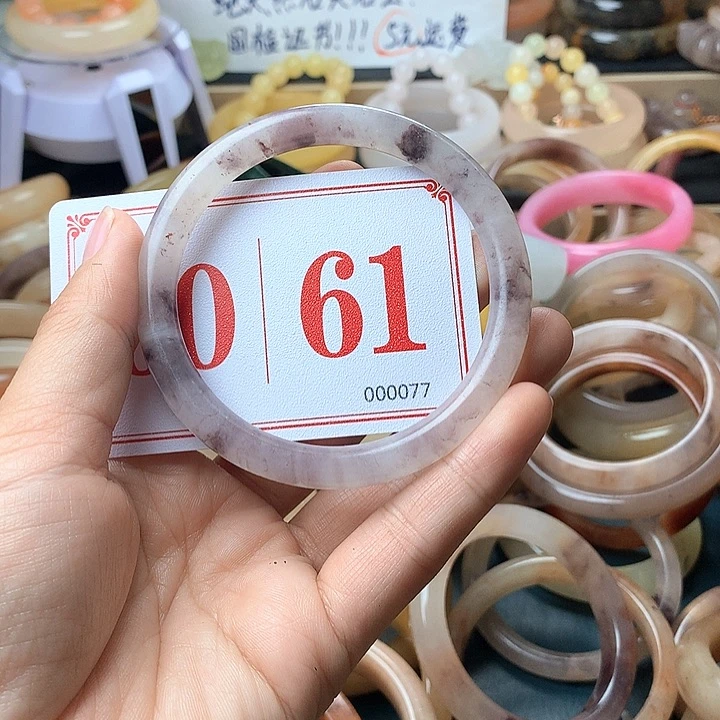 石英质玉（黄龙玉）未镶嵌手镯