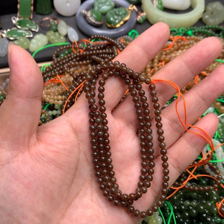 和田玉未镶嵌手链4