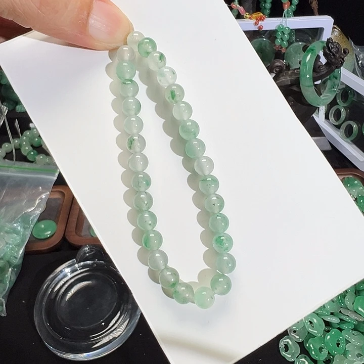 石英质玉手链未镶嵌非洲翠